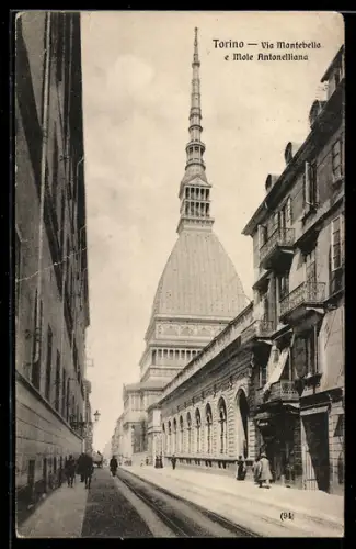 AK Torino, Via Montebella e Mole Antonelliana