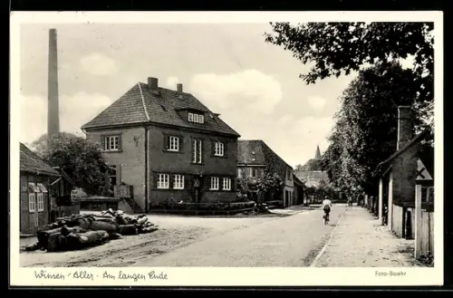 AK Winsen /Aller, Strasse Am langen Ende