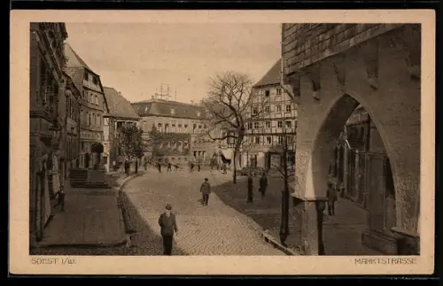 AK Soest i. W., Marktstrasse