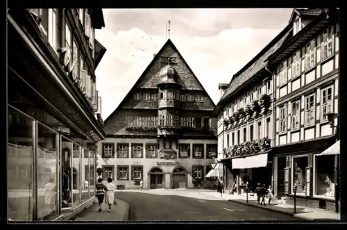 AK Osterode am Harz, Rathaus, Geschäfte