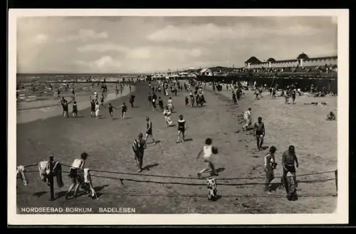 AK Borkum, Badeleben am Nordseestrand