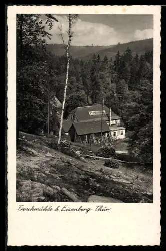 AK Eisenberg in Thüringen, Gasthaus Froschmühle, Bes. Dr. F. Köhler