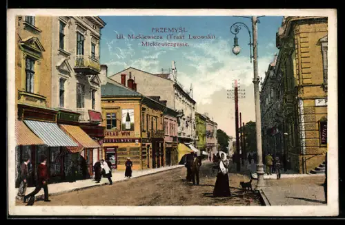 AK Przemysl, Partie in der Mickiewiczgasse