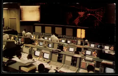 AK NASA manned spacecraft control room, mission operation control room