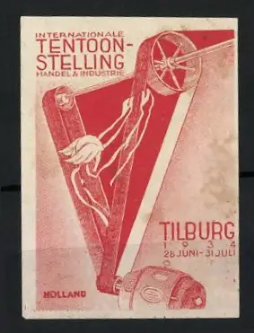Reklamemarke Tilburg, Internationale Tentoonstelling Handel & Industrie 1934, Fabrikband