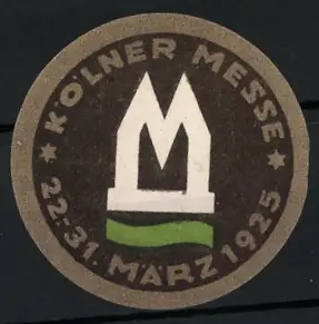 Reklamemarke Köln, Kölner Messe 1925, Messe-Logo