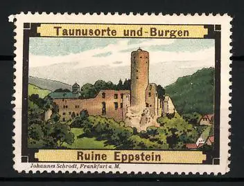 Reklamemarke Eppstein im Taunus, Ruine Eppstein