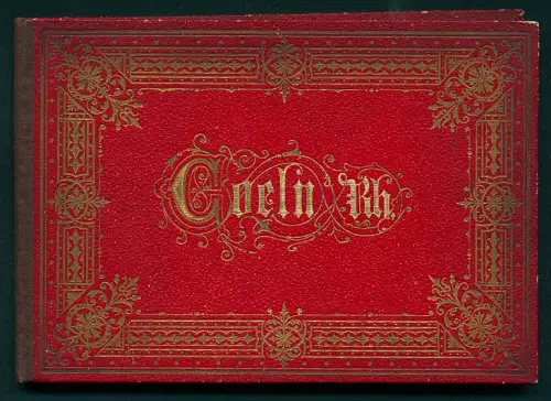 Leporello-Album Köln a. Rh. mit 21 Lithographie-Ansichten, Synagoge, Zoologischer Garten, Richard-Wallraf-Museum, Flora