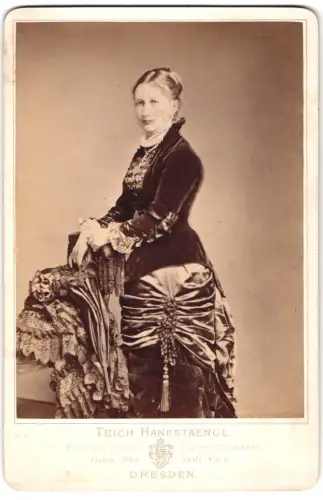 Fotografie Teich Hanfstaengl, Dresden, Portrait Prinzessin Maria Josepha von Sachsen, Erzherzogin von Österreich