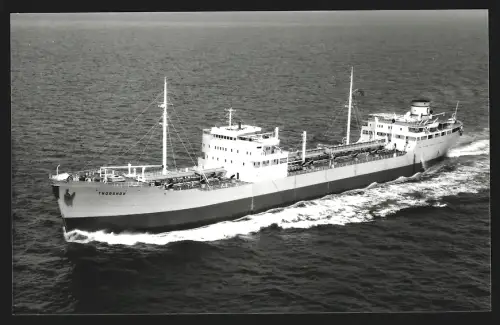 Fotografie Norwegisches Tankschiff Thorshov in voller Fahrt