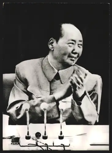 Fotografie Mao Tse-Tung, Chairman of the Chinese Communist Party in Peking 1973