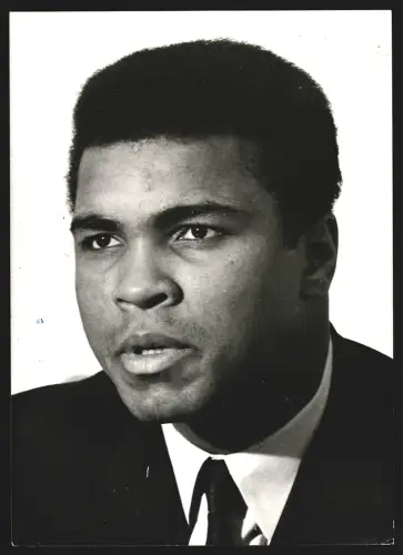 Fotografie Muhammad Ali, Cassius Clay, Weltmeister im Schwergewicht-Boxen