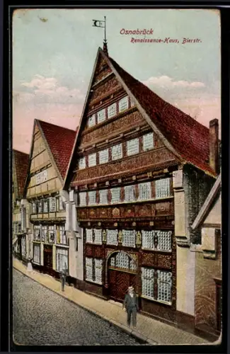 AK Osnabrück, Renaissance-Haus, Bierstrasse