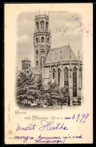 AK Münster /Westf., Ludgeri-Kirche