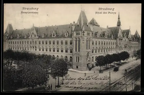 AK Strassburg, Hauptpostamt
