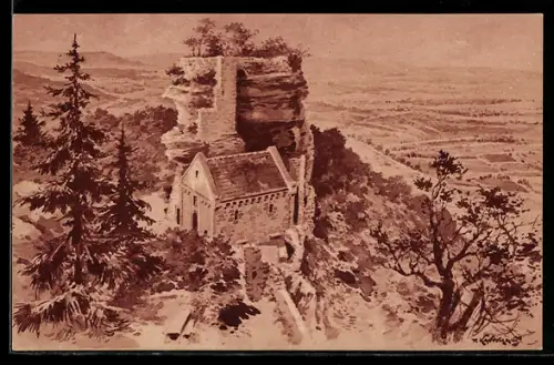 AK Haut-Barr, Ruines du Haut-Barr