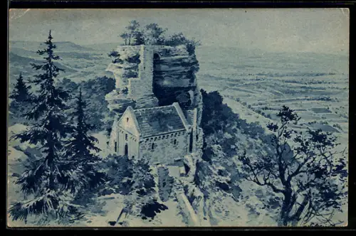 AK Haut-Barr, Ruines du Haut-Barr