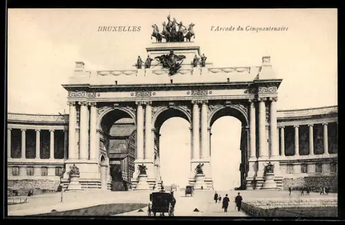 AK Bruxelles, L`Arcade du Cinquantenaire