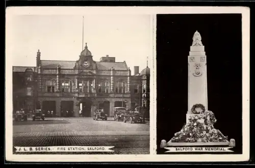 AK Salford, Fire Station and Salford War Memorial
