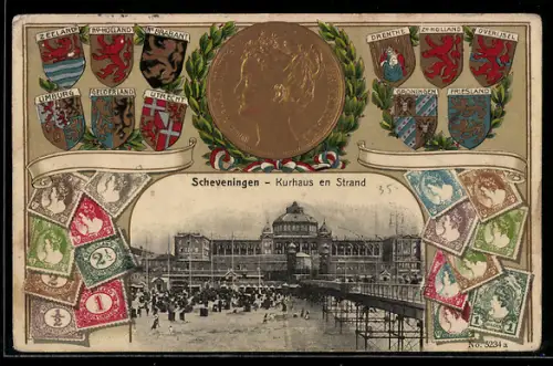 AK Scheveningen, Kurhaus en Strand