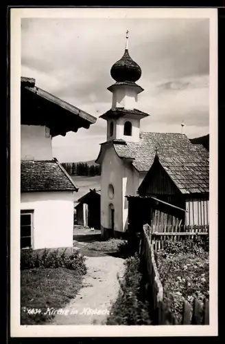 AK Gries am Brenner, Nösslach, Ortspartie mit Kirche