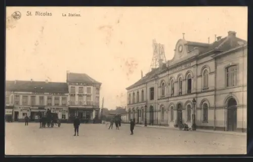 AK Saint-Nicolas-Waes, La Station