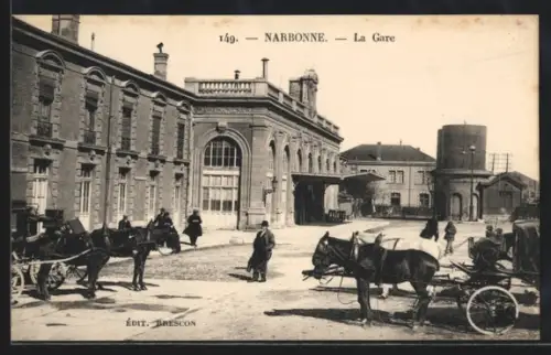 AK Narbonne, La Gare, Bahnhof