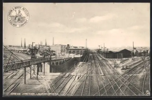 AK Crewe, Crewe Junction, looking north