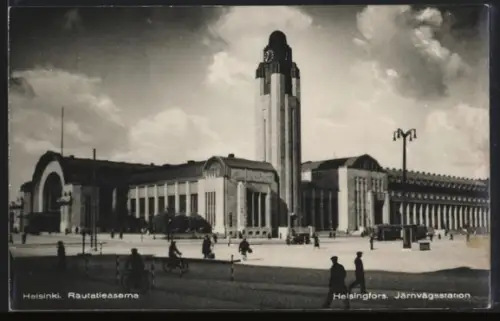 AK Helsinki, Rautatieasema, Bahnhof