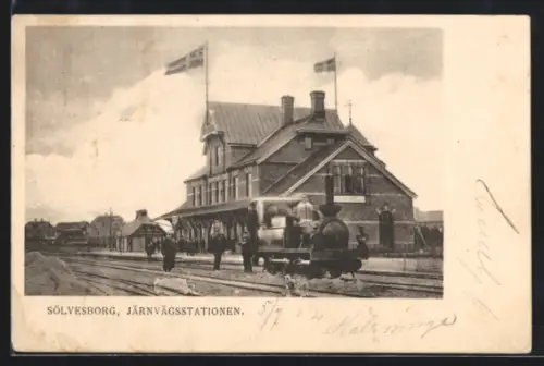 AK Sölvesborg, Järnvägsstationen