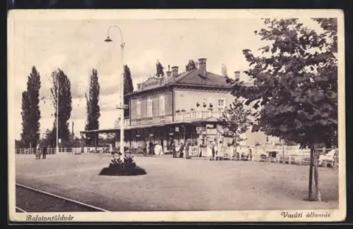 AK Balatonföldvár, Vasúti állomás