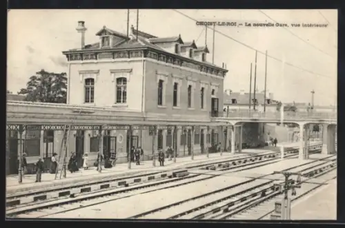 AK Choisy-le-Roi, La nouvelle Gare, vue intérieure