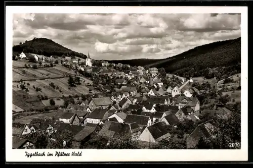 AK Iggelbach im Pfälzer Wald, Ortsansicht, Gasthaus Pfälzer Hof, Inh. Arnold Steigert