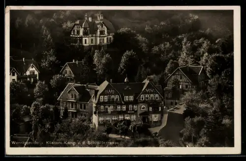AK Wernigerode, Küsters-Kamp von der Schlossterrasse