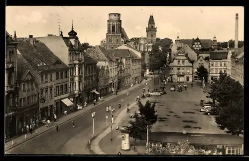 AK Cottbus, Blick über den Altmarkt