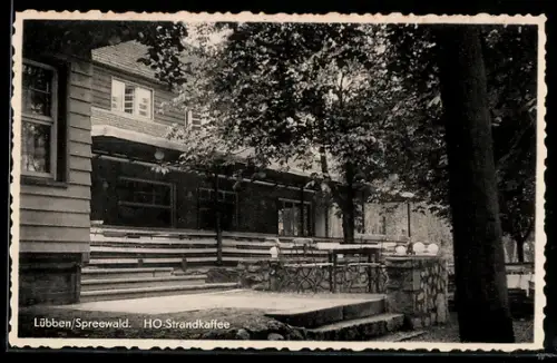 AK Lübben /Spreewald, HO-Strandcafe