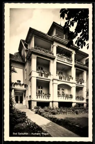 AK Bad Salzuflen, Hotel Kurheim Thiem, Inh. R. Hagedorn, Parkstrasse 9