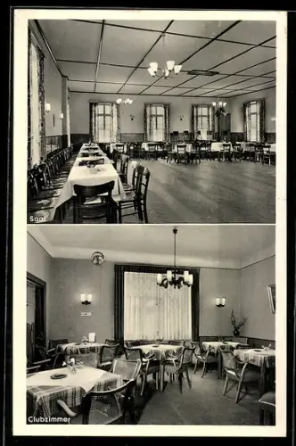 AK Barenburg, Maschmann`s Hotel, Clubzimmer und Saal