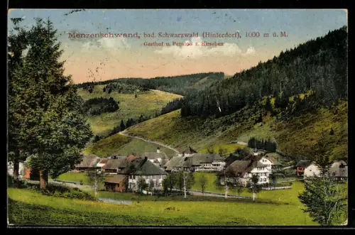 AK Menzenschwand, Gasthof und Pension z. Hirschen