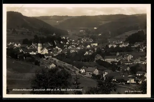 AK Lenzkirch /Bad. Schwarzwald, Ortsansicht im Talk