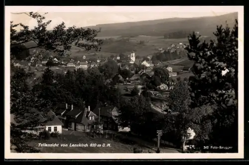 AK Lenzkirch, Teilansicht des Ortes