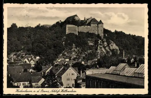 AK Heidenheim a. d. Brenz, Blick zum Schloss Hellenstein