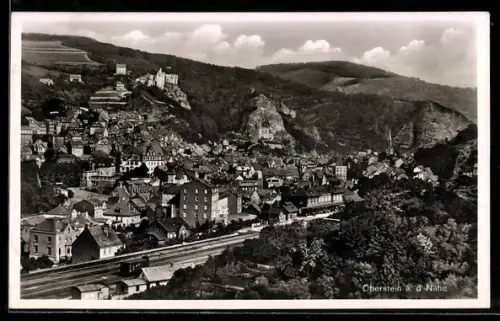 AK Oberstein a. d. Nahe, Totale aus der Vogelschau
