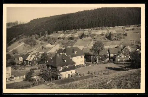 AK Stützerbach /Thür. Wald, Ortspartie mit Wohnhäusern