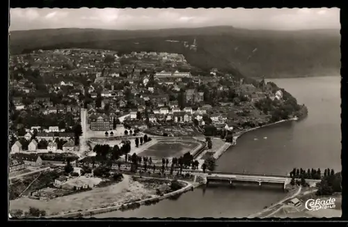 AK Wetter /Ruhr, Ortsansicht mit Hartkotsee