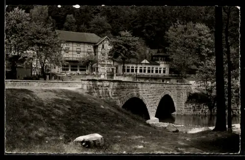 AK Oker /Harz, Hotel und Pension Waldhaus im Okertal