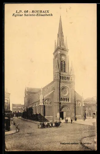 AK Roubaix, Eglise Sainte-Elisabeth
