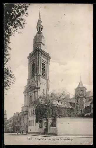 AK Cambrai, Eglise Saint-Gery