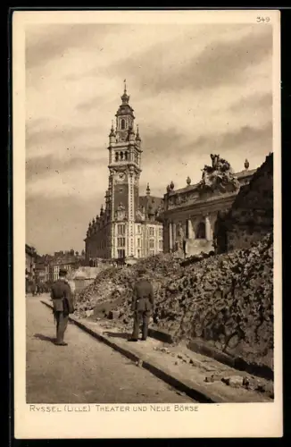 AK Ryssel /Lille, Theater und Neue Börse