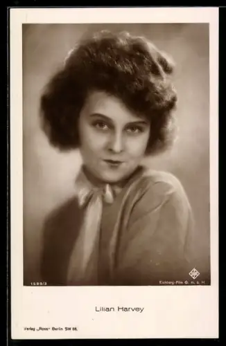 AK Schauspielerin Lilian Harvey im Portrait